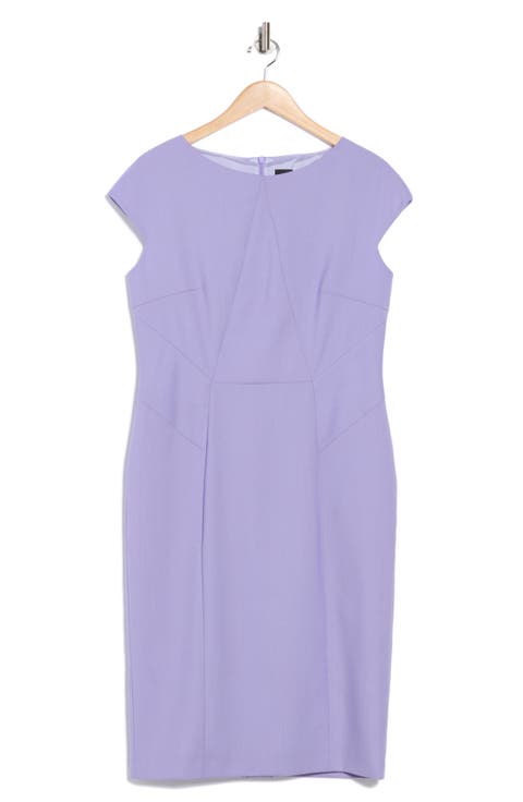Dekaliah Wool Sheath Dress