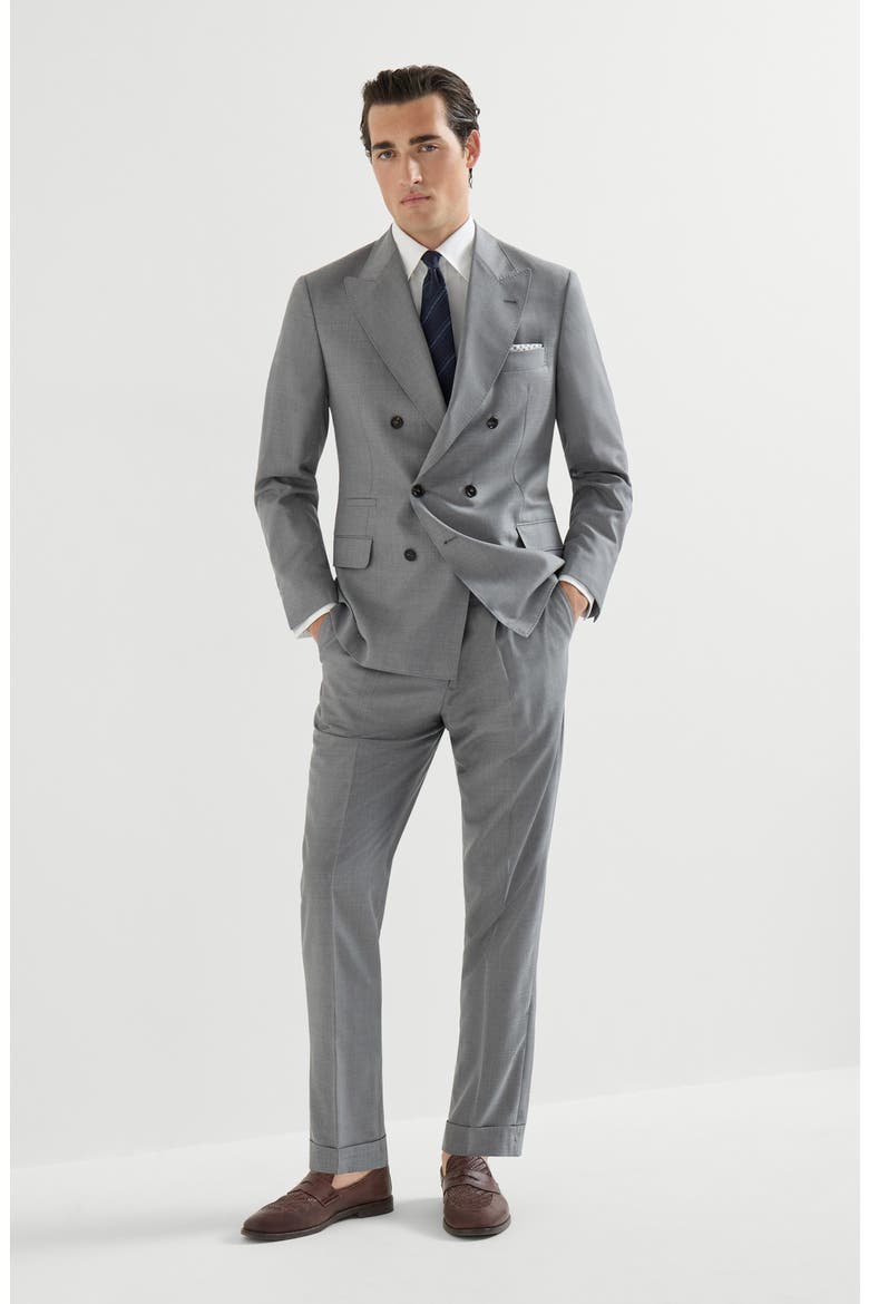Hopsack blazer, Alternate, color, Grey