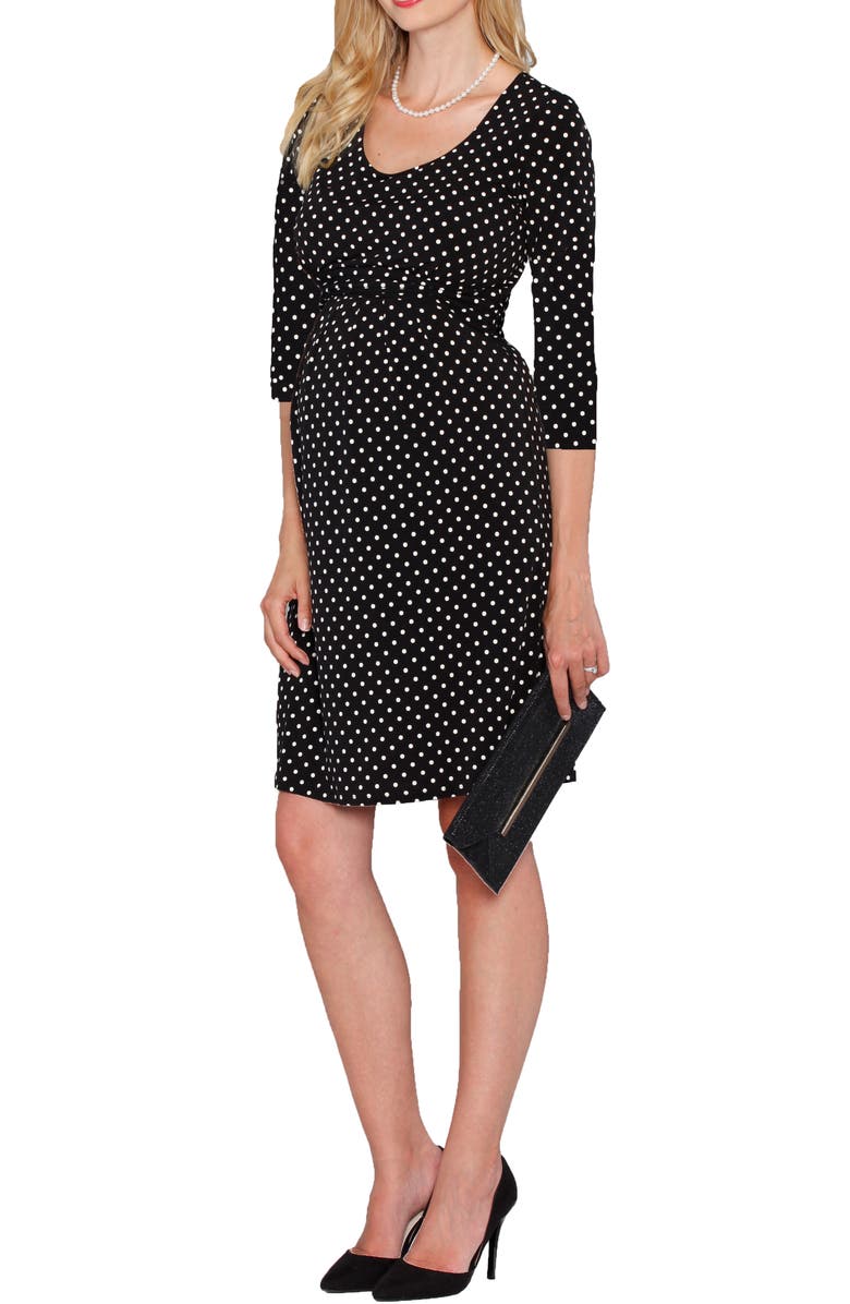 Angel Maternity Busy Mom Maternity/Nursing Dress, Main, color,