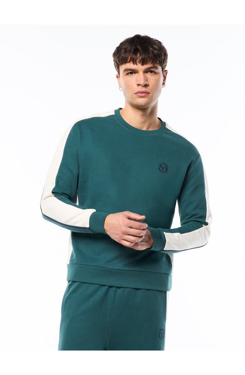 Sergio Tacchini Volo Crewneck, Main, color, Mediterranea