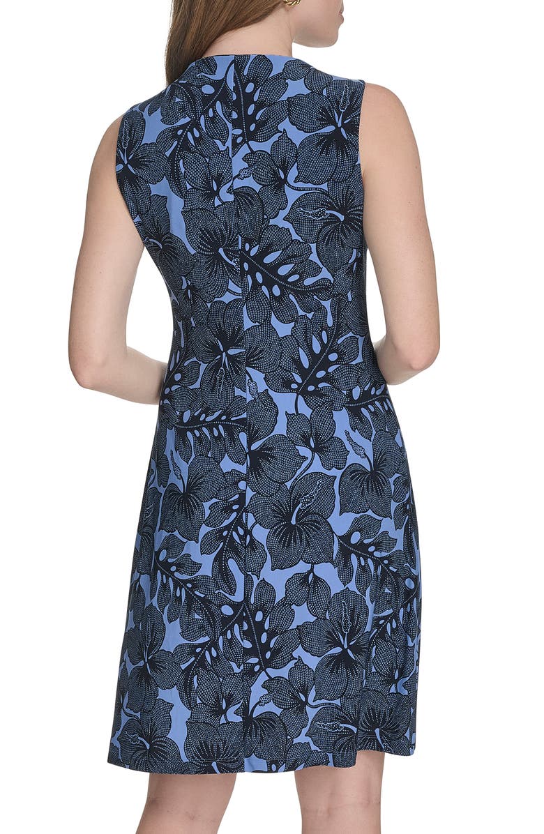 Tommy Hilfiger Dotty Hibiscus Minidress, Alternate, color,