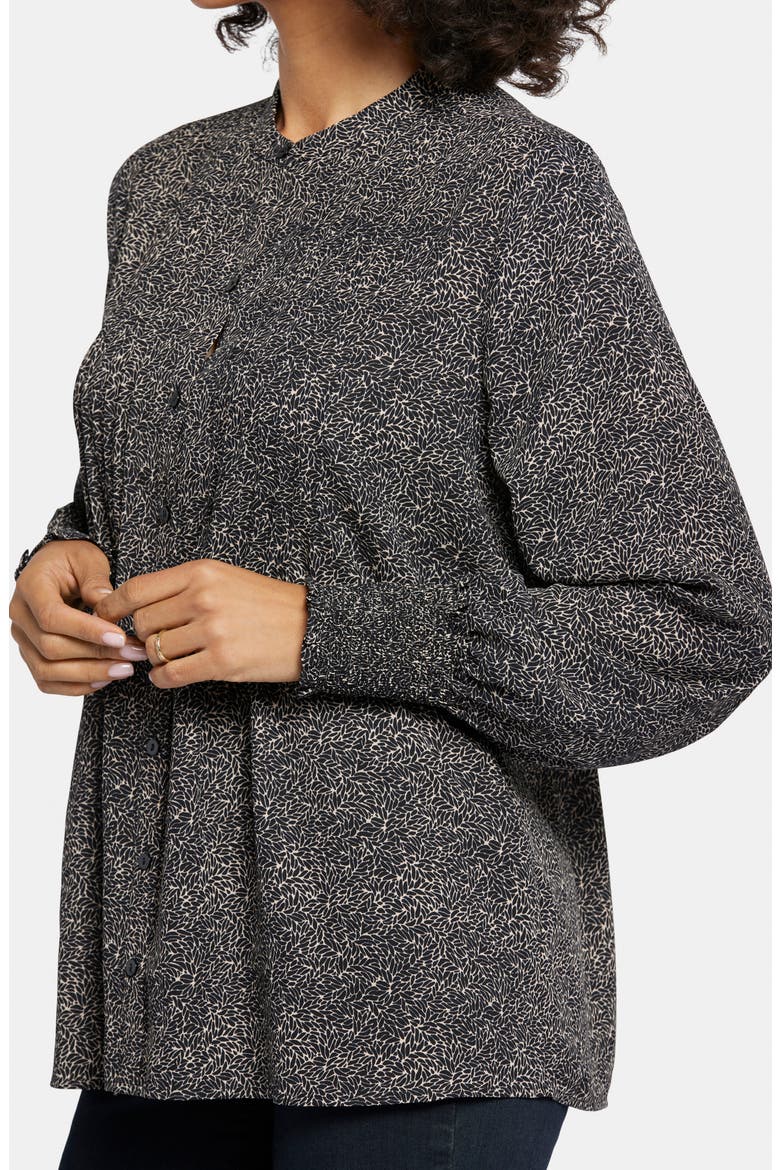 Pleated Peasant Blouse, Alternate, color, MEADOWLARK