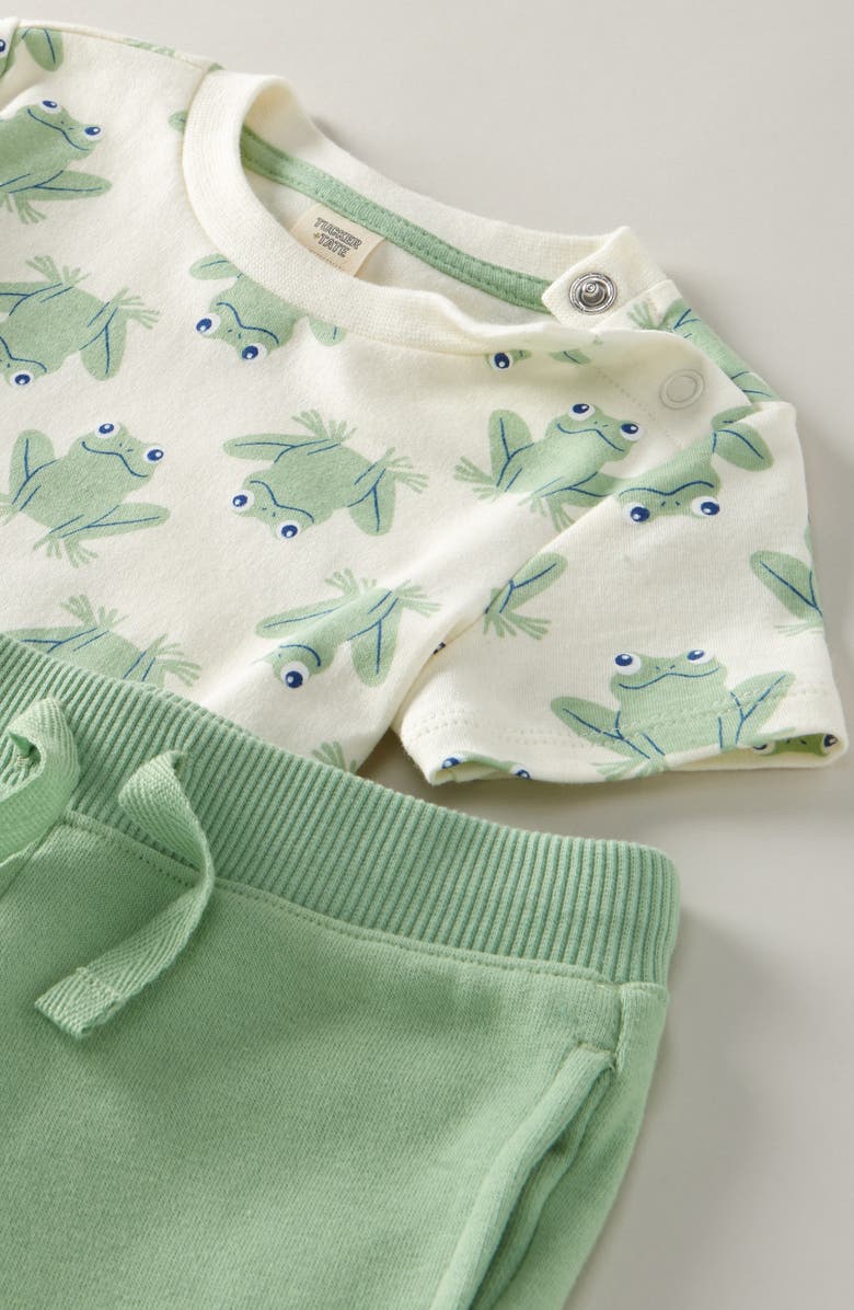 Tucker + Tate Frog Print T-Shirt & Joggers Set, Alternate, color, 