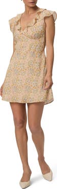 PAIGE Tyla Tie Back Ruffle Minidress