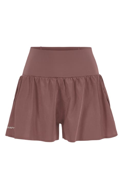 Hypervent Pleated Wide Shorts