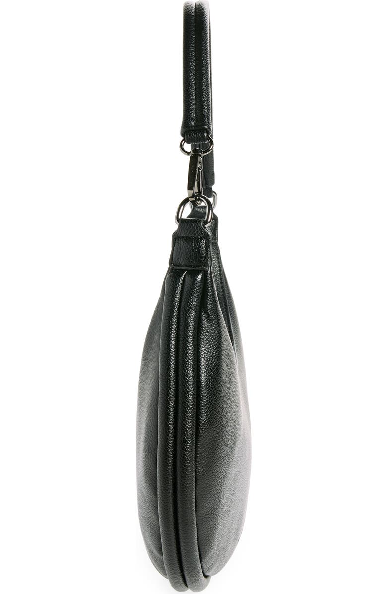 BCBG Convertible Faux Leather Shoulder Bag, Alternate, color, Black