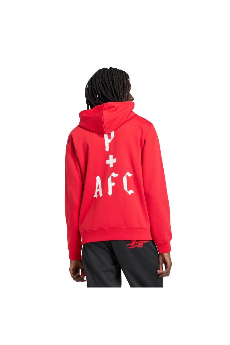 Men's adidas  Red Arsenal x Places+Faces Hoodie, Alternate, color, Red