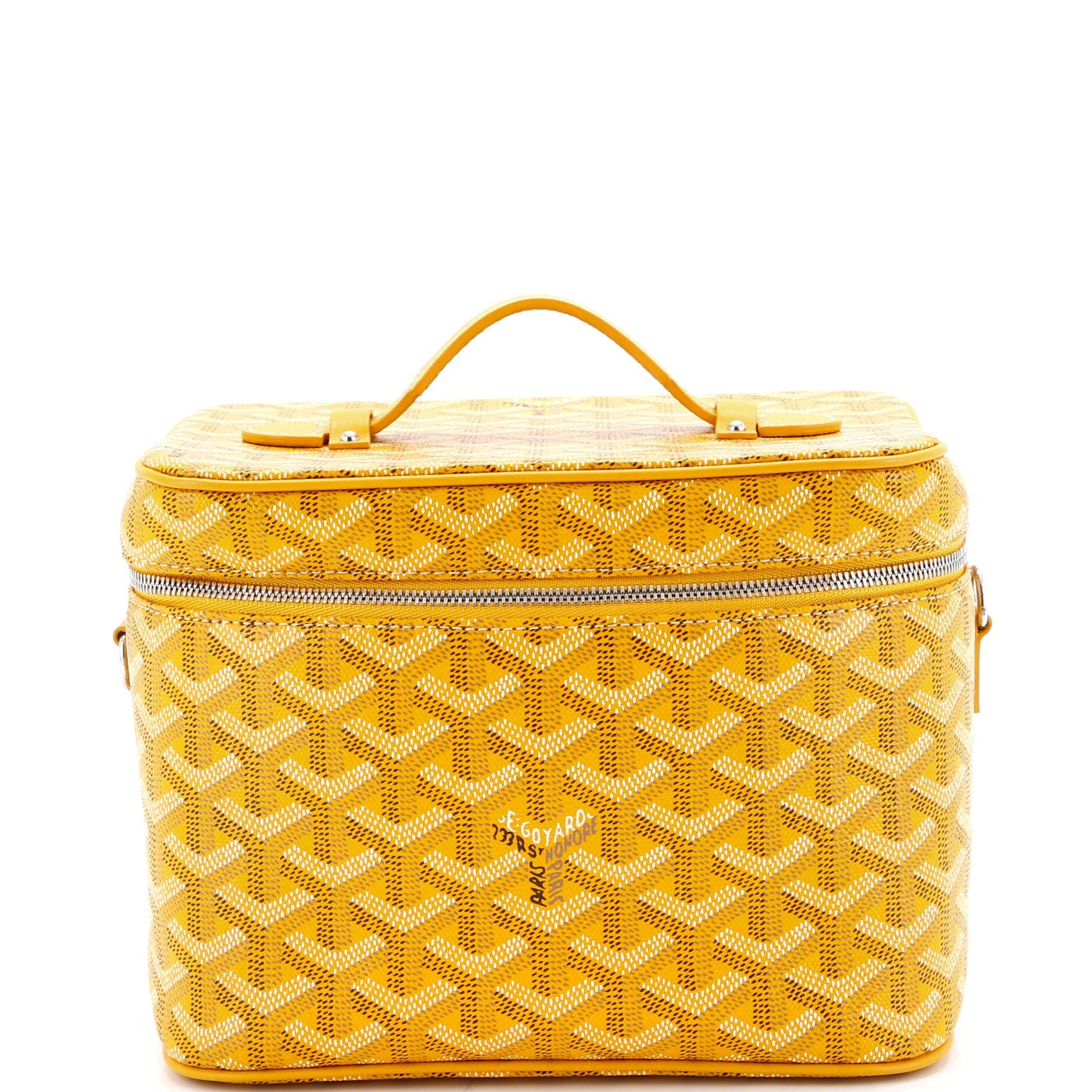 Pre-Owned Goyard Muse Vanity Case Coated Canvas, Main, color, 