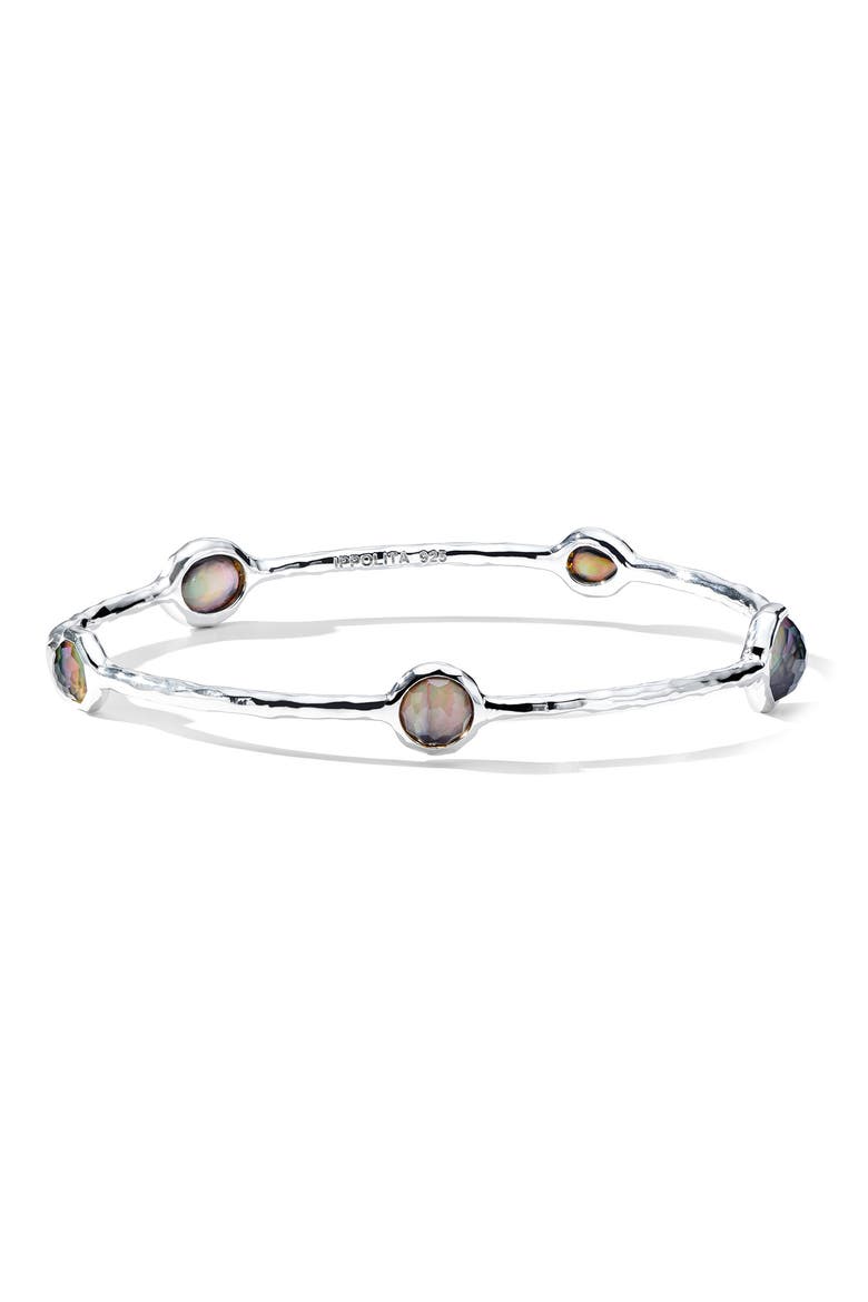 Rock Candy Citrine Station Bangle, Main, color, GIRASOLE