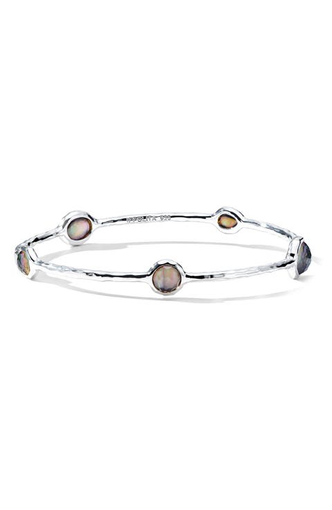 Rock Candy Citrine Station Bangle
