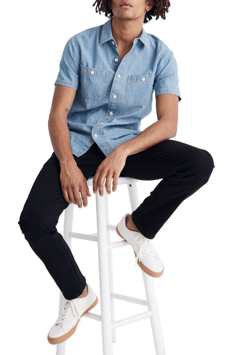 Madewell Slim Fit Jeans, Alternate, color,