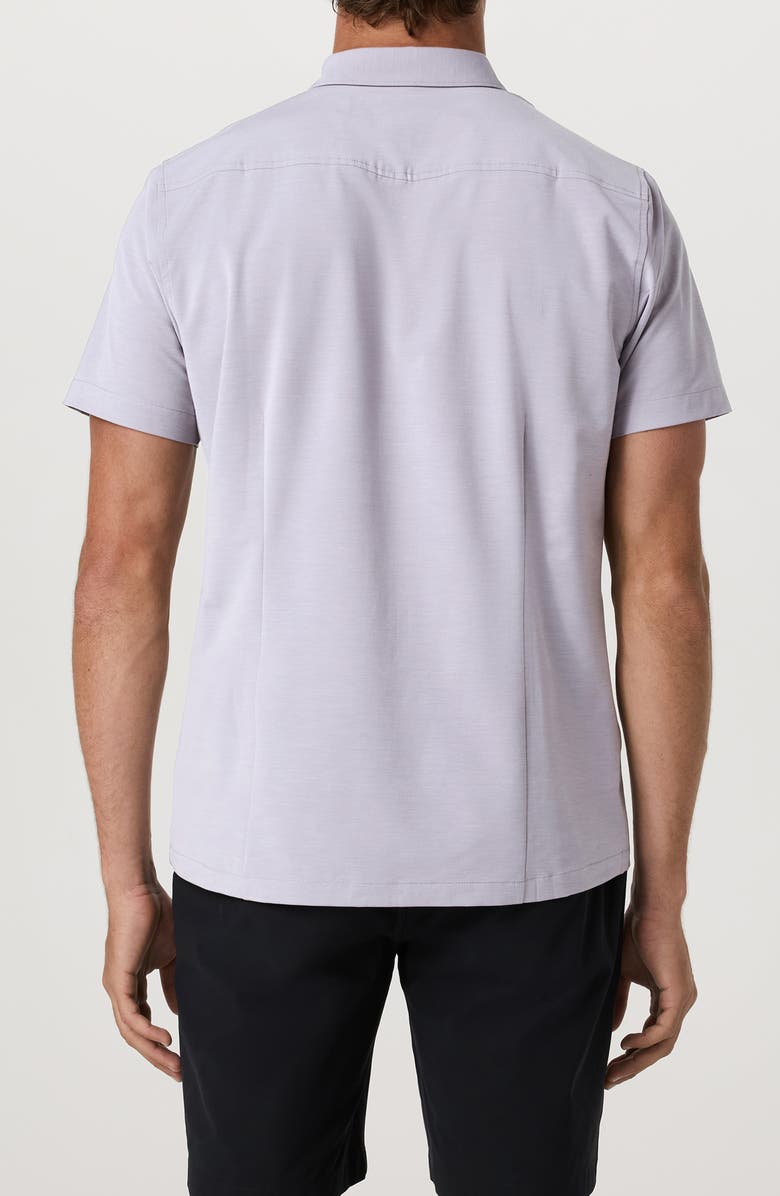 Vuori Short Sleeve Bridge Button-Up Shirt, Alternate, color, Cinder