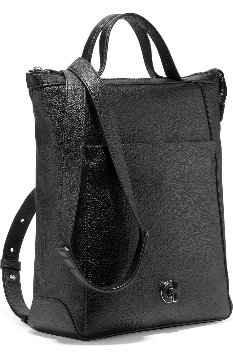 Cole Haan Small Grand Ambition Leather Convertible Luxe Backpack, Alternate, color,