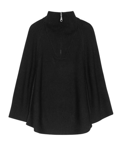 Texture Knit Cape