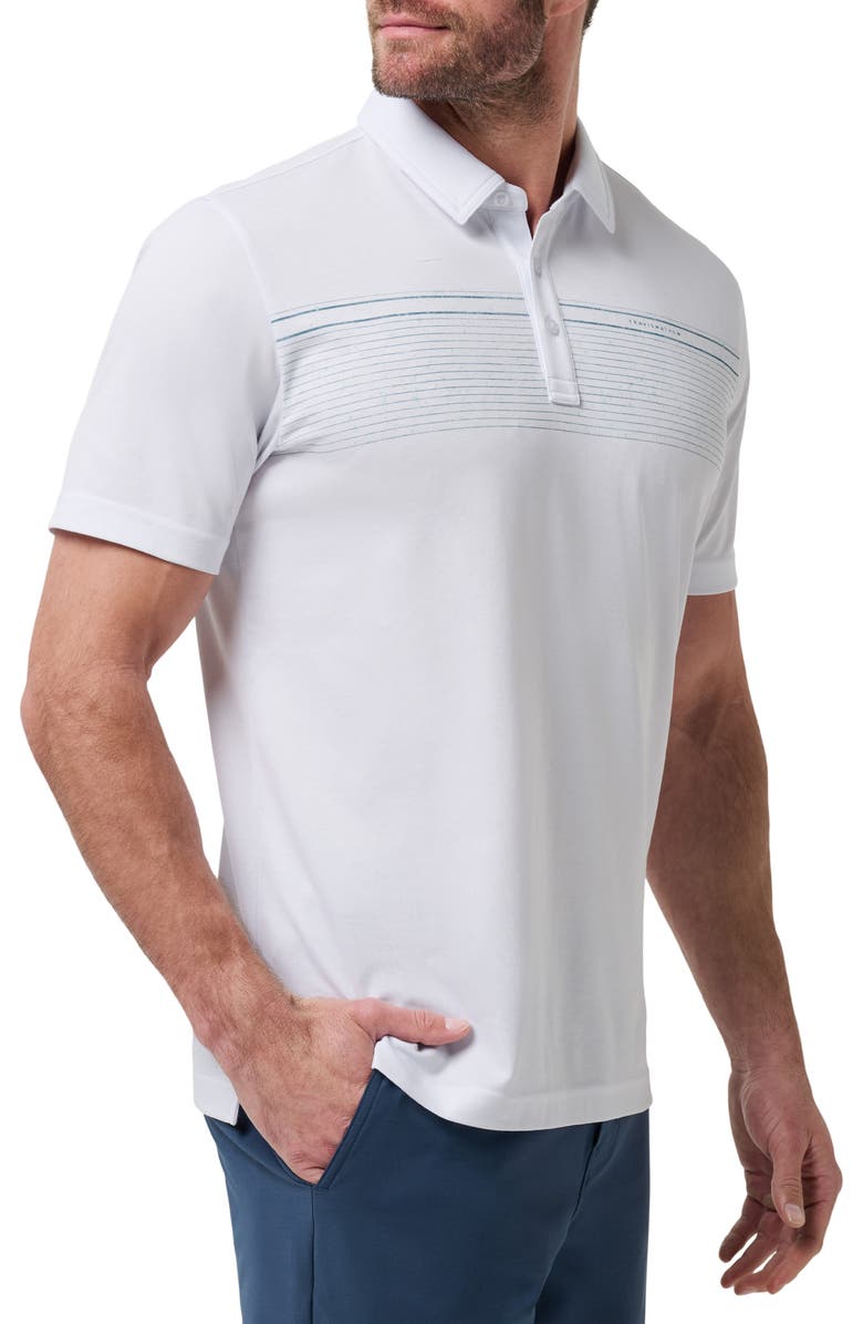 TravisMathew Overstay Chest Stripe Polo, Alternate, color,
