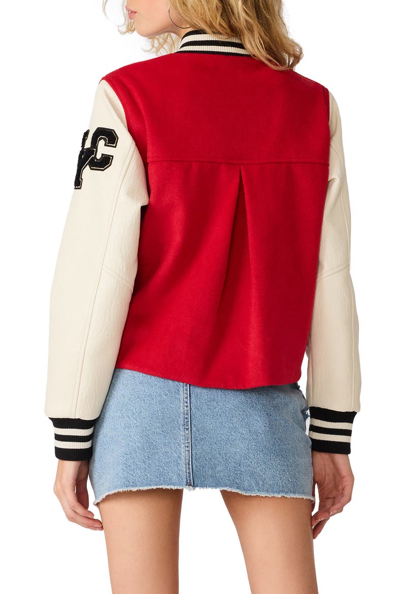 Rooney Varsity Jacket, Alternate, color, LAVA FALLS