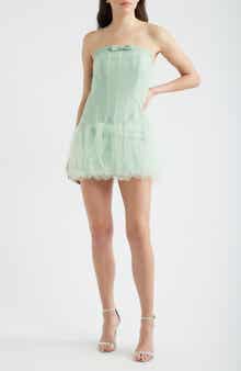 Susy Strapless Minidress