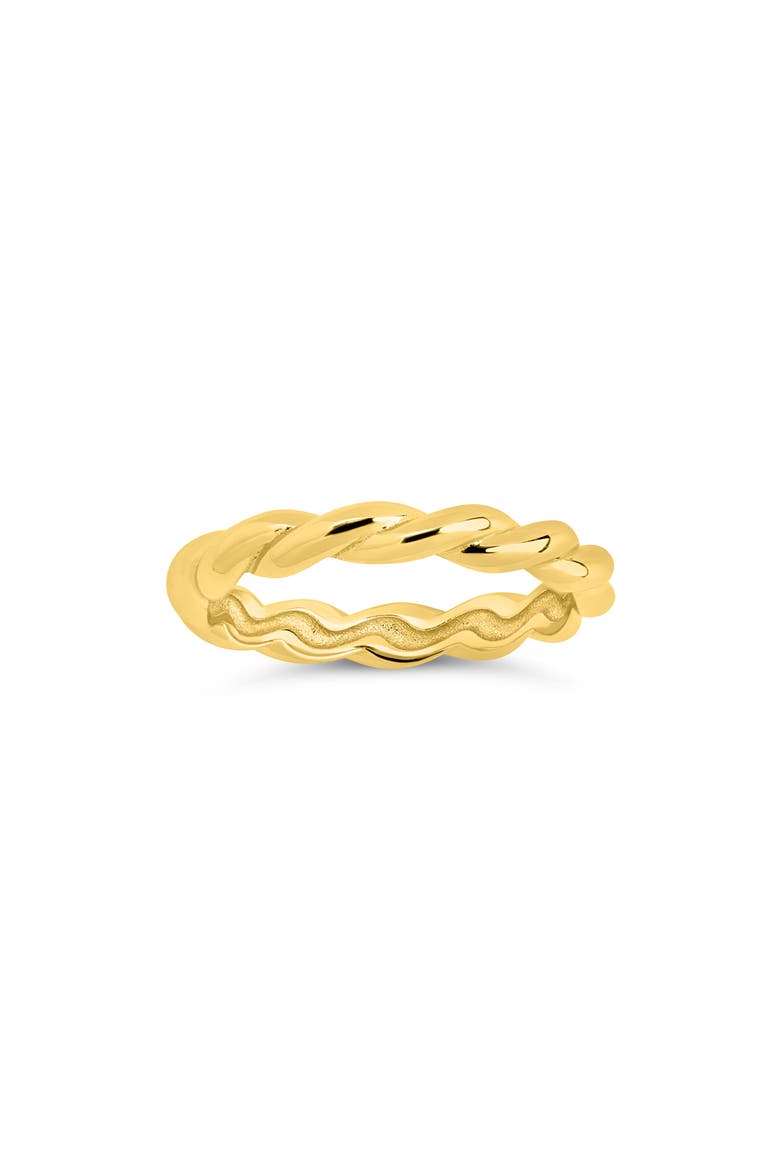 Nixie Twisted Band Ring, Alternate, color, GOLD