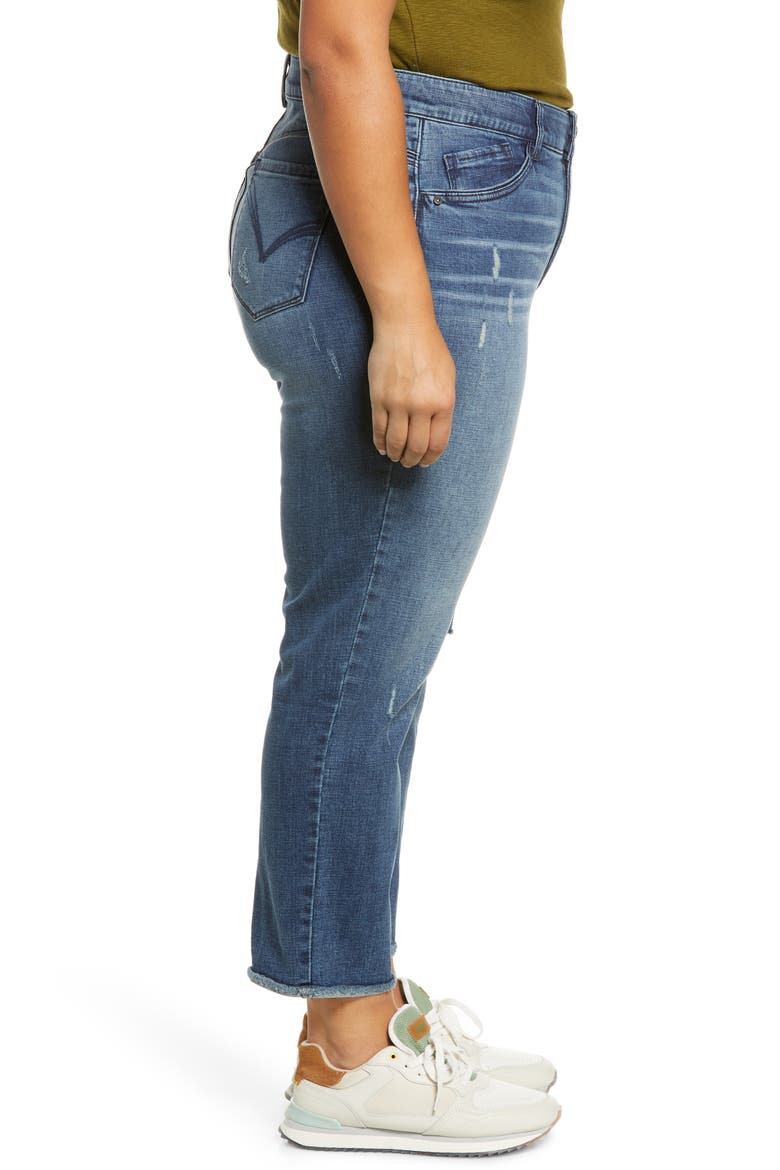 'Ab'Solution Stretch Skinny Crop Jeans (Nordstrom Exclusive), Alternate, color, BLUE VINTAGE