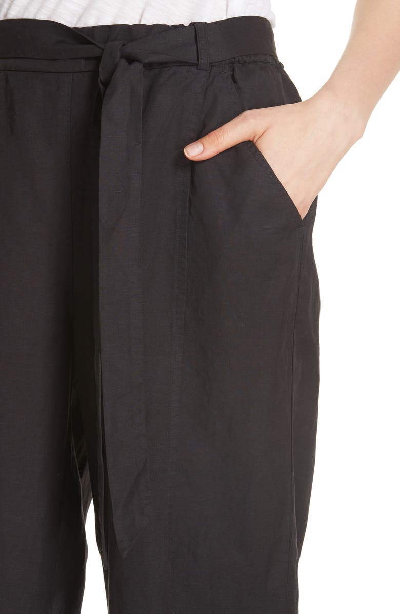 Eileen Fisher Lantern Twill Ankle Pants, Alternate, color, 
