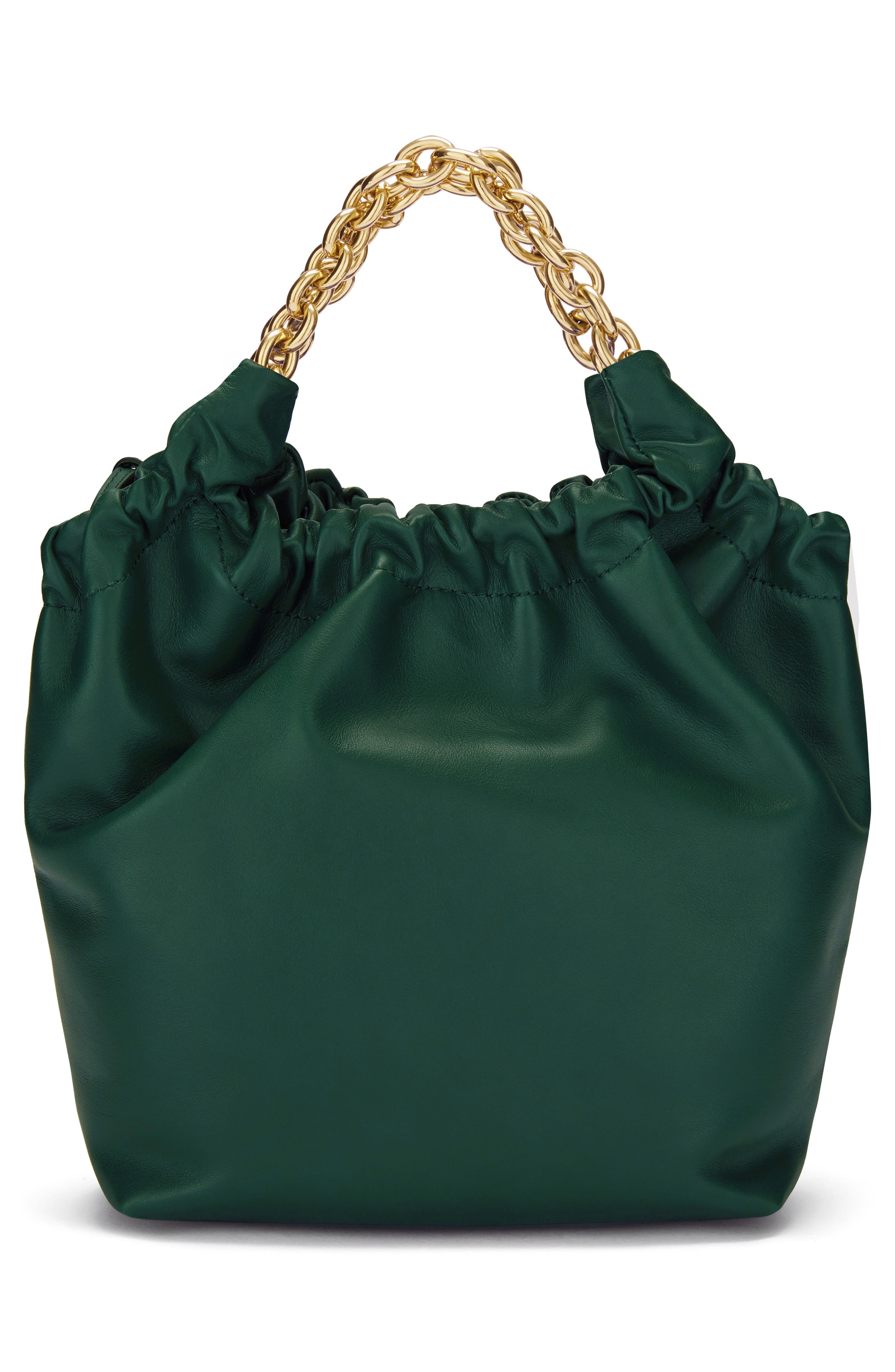 DeMellier Small Miami Leather Handbag, Alternate, color, Forest Green