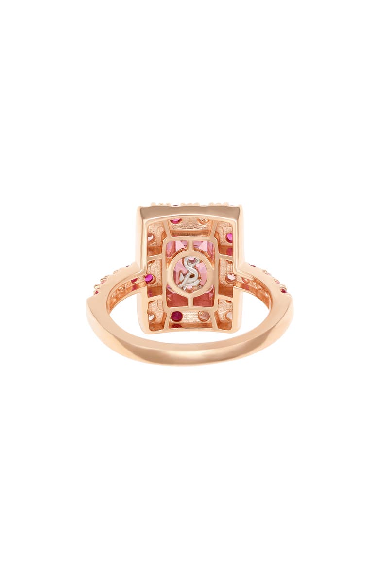 Mixed Pink Cubic Zirconia Ring, Alternate, color, PINK