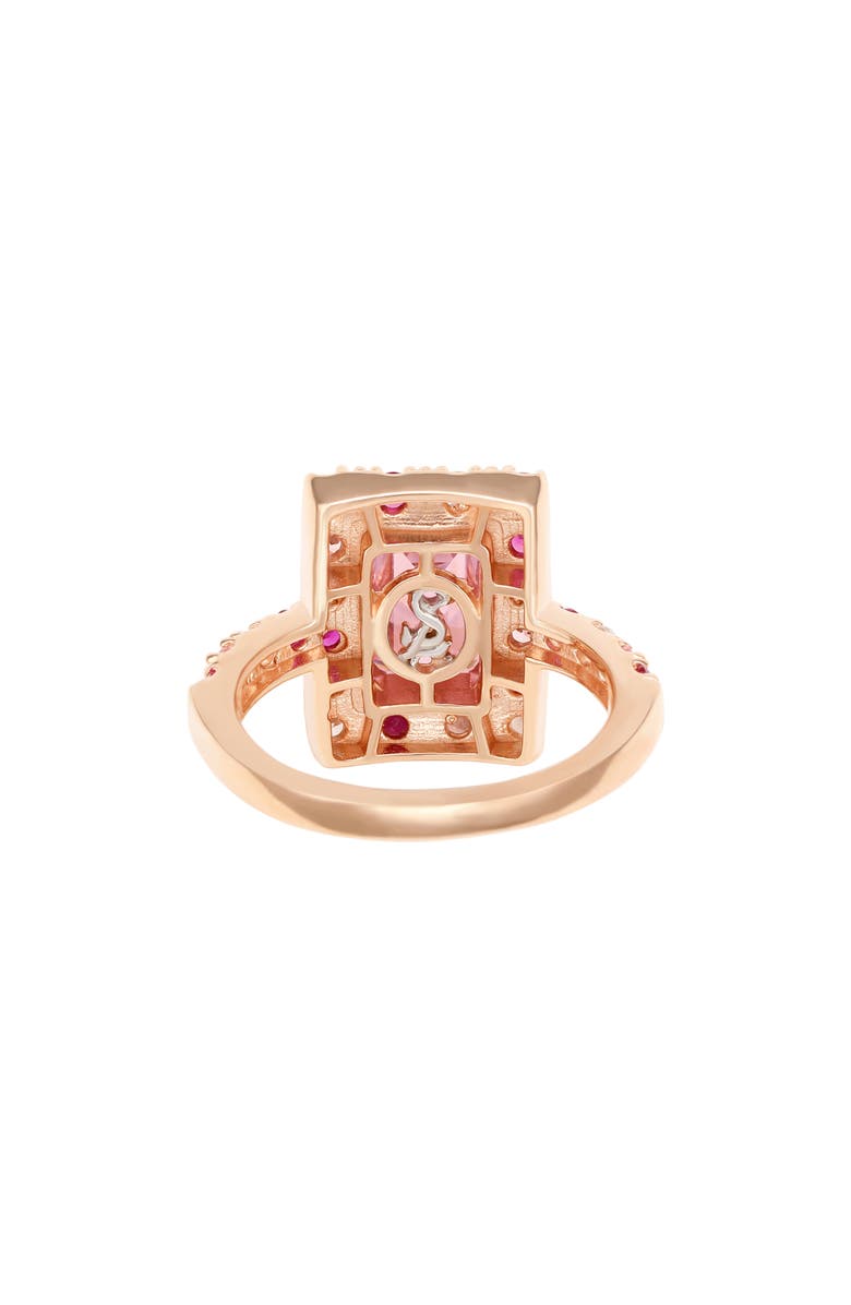 SUZY LEVIAN Mixed Pink Cubic Zirconia Ring, Alternate, color, Pink