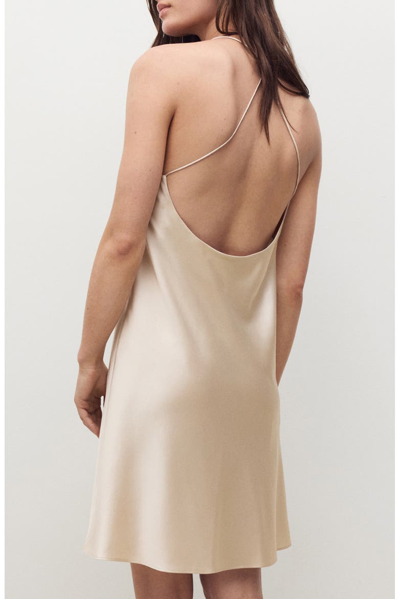 Stretch Silk Nightgown, Alternate, color, LIGHT/ PASTEL GREY