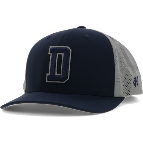 Men's HOOey White Dallas Cowboys D Logo Trucker Adjustable Hat