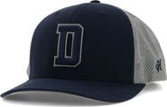 HOOEY Men's HOOey White Dallas Cowboys D Logo Trucker Adjustable Hat