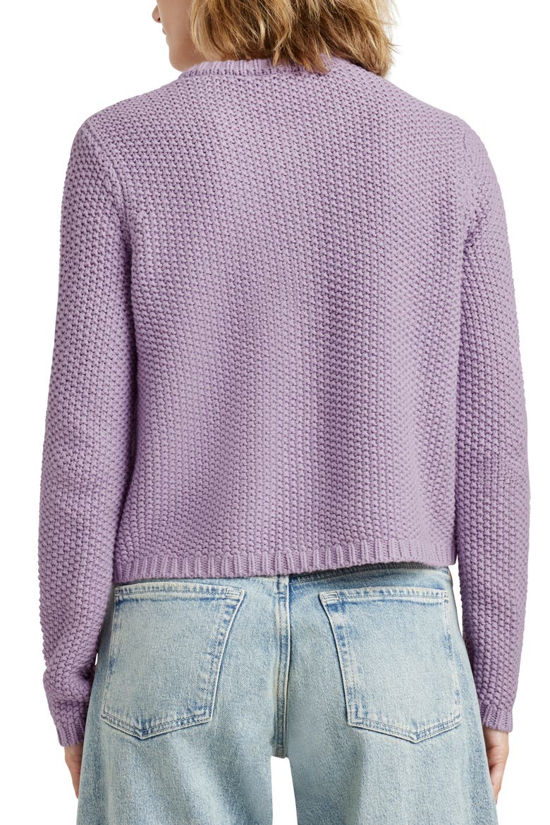 Andrea Crop Cardigan, Alternate, color, LILAC