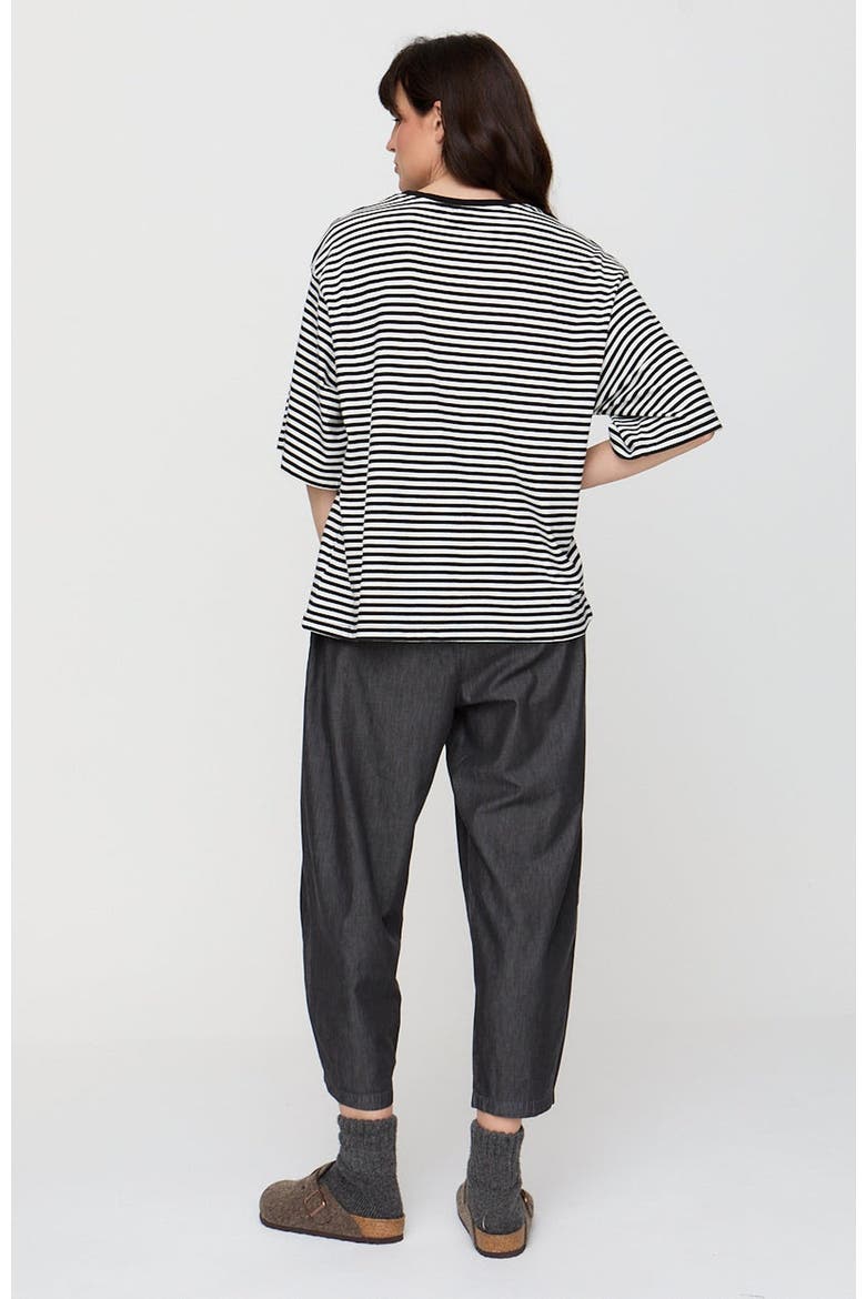 Organic Cotton Elsie Oversized T-Shirt, Alternate, color, Stripes