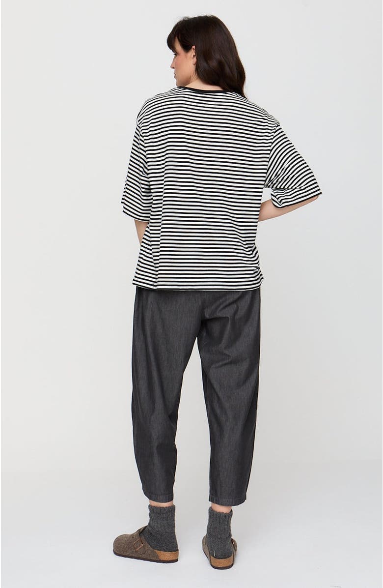 Turtledove London Organic Cotton Elsie Oversized T-Shirt, Alternate, color, Stripes