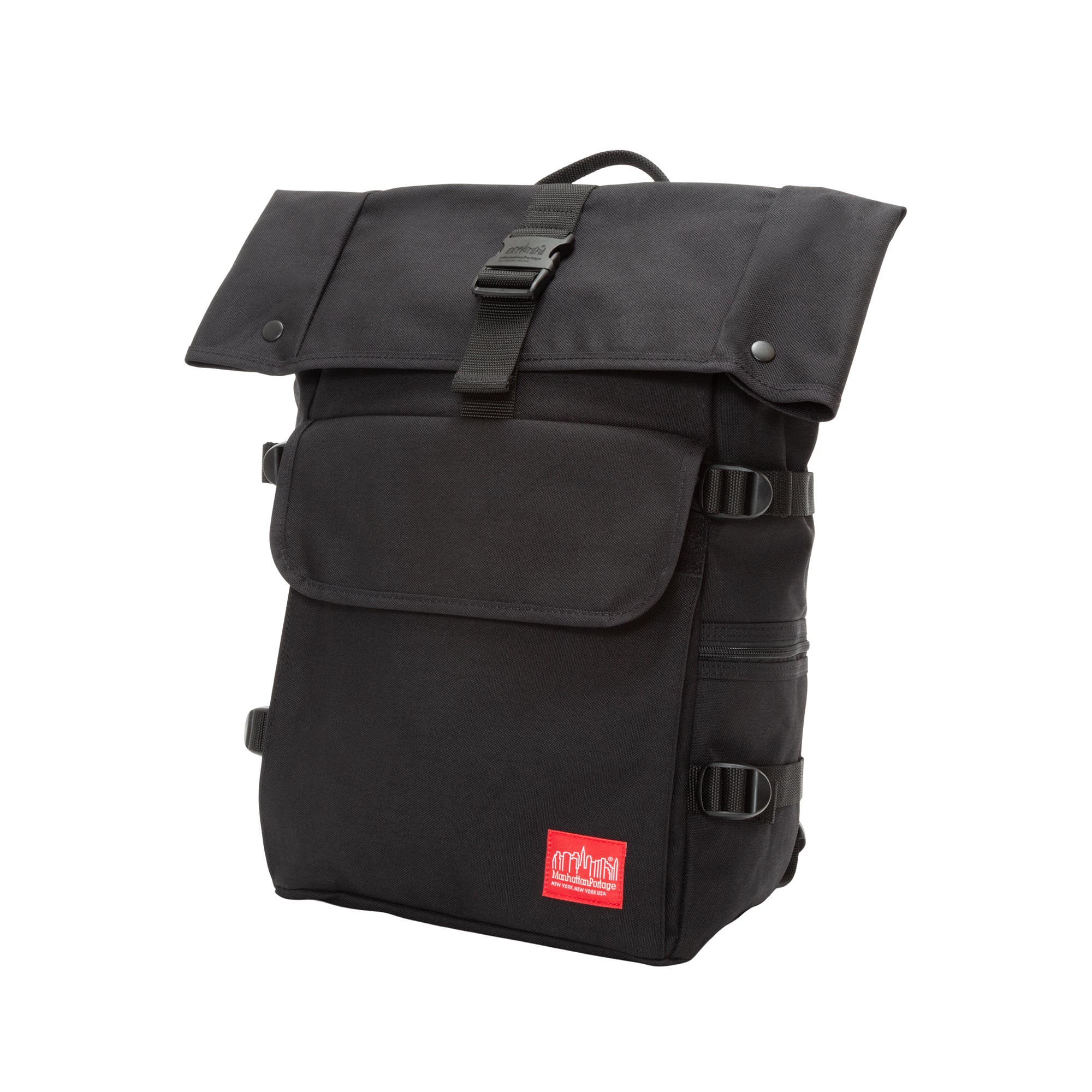 Manhattan Portage Silvercup Backpack, Alternate, color, Black