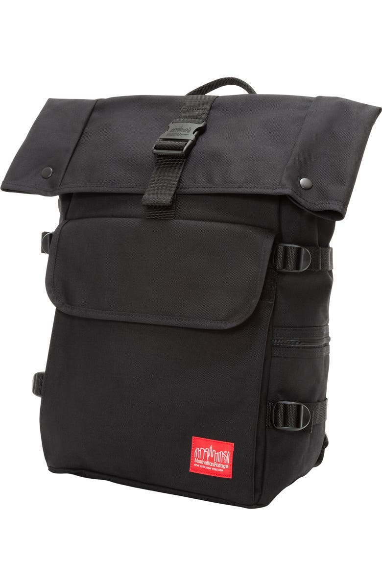 Manhattan Portage Silvercup Backpack, Alternate, color, Black