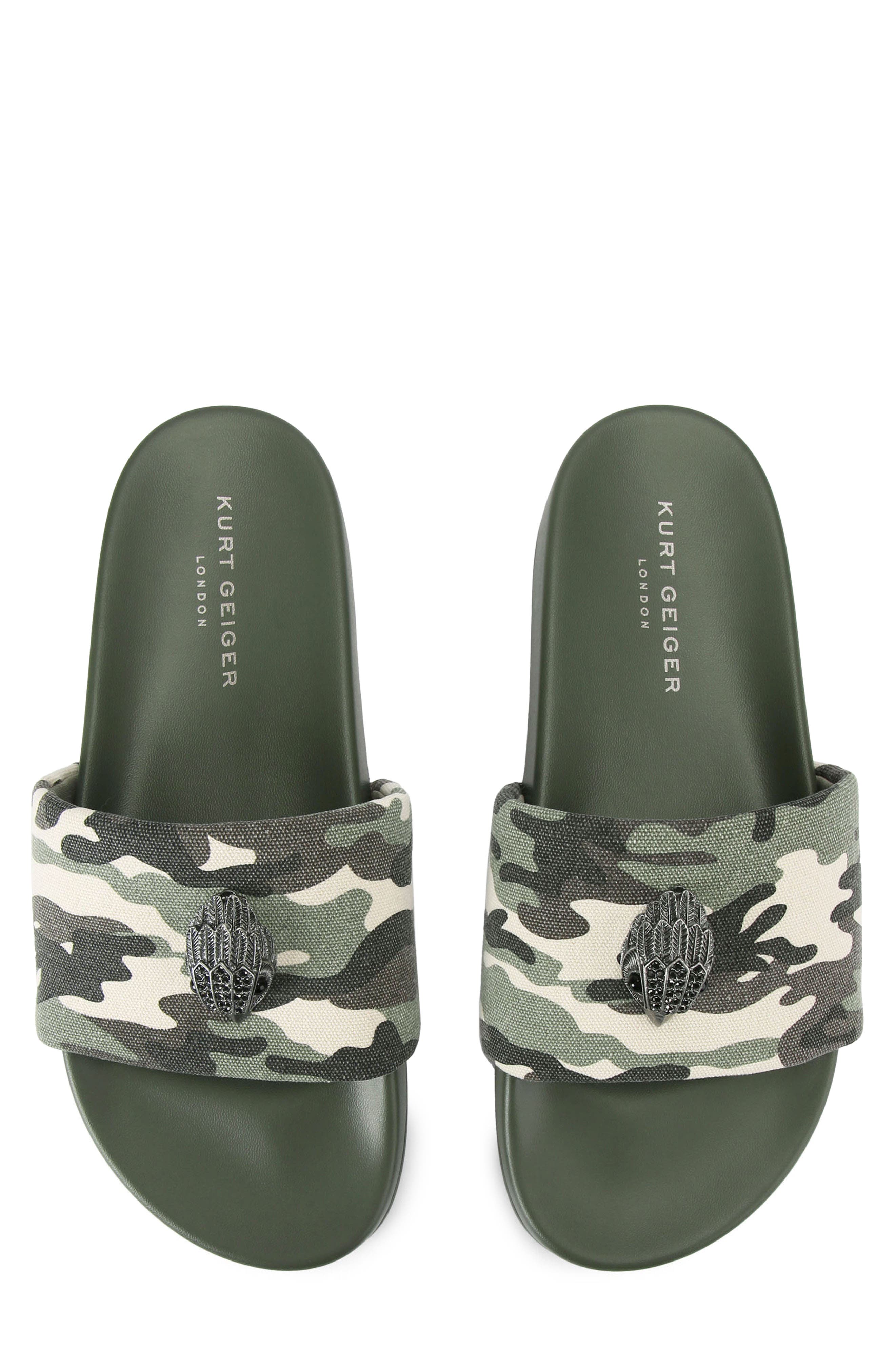 Kurt Geiger London Brockwell Slide Sandal, Alternate, color, Open Green