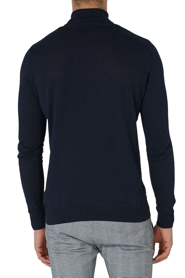 Turtleneck Sweater, Alternate, color, NAVY