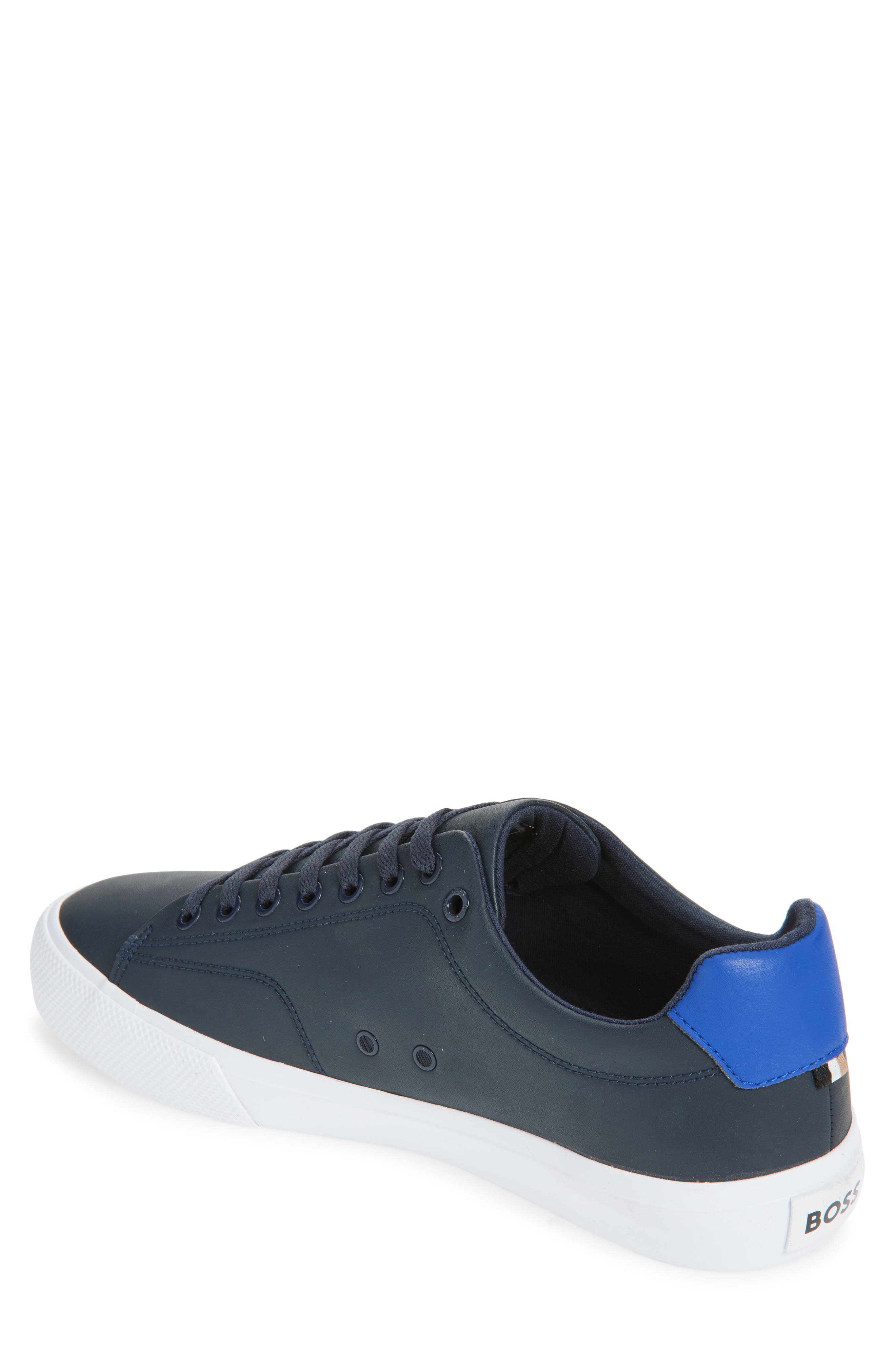 BOSS Aiden Tenn Low Top Sneaker, Alternate, color, Dark Blue