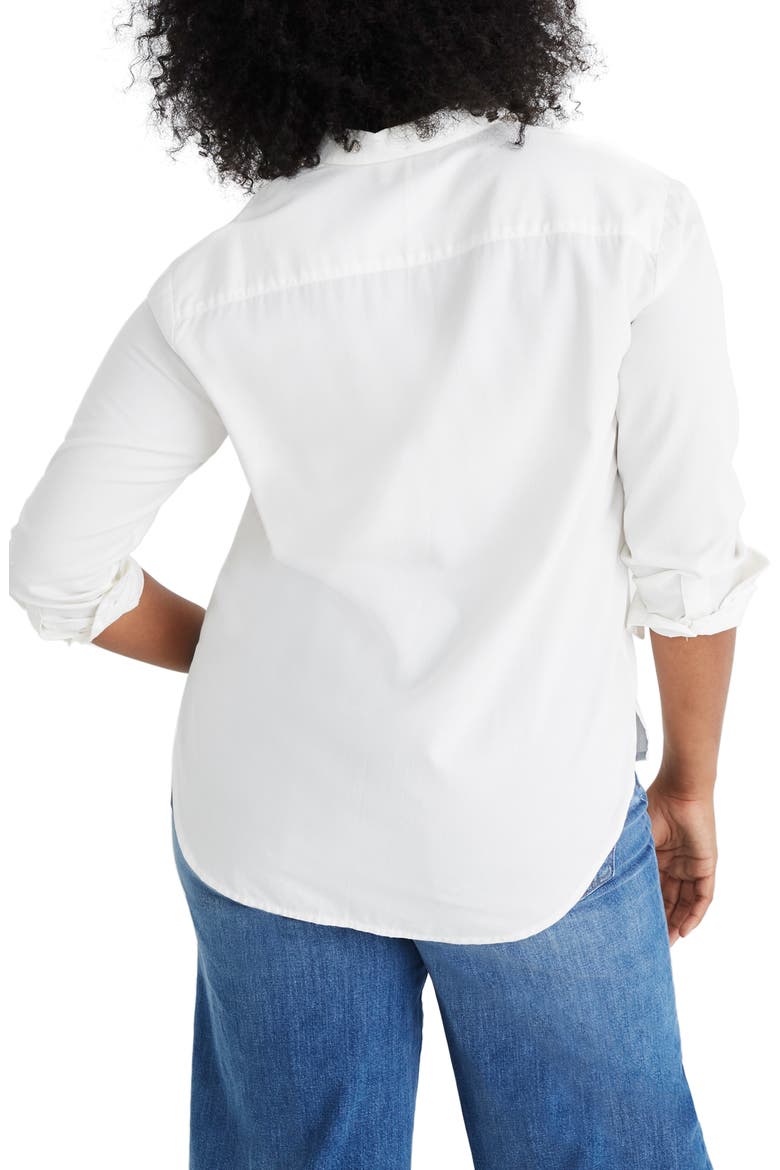 Drapey Oversize Boyshirt, Alternate, color, PURE WHITE