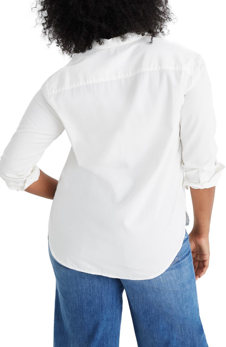 Madewell Drapey Oversize Boyshirt, Alternate, color,