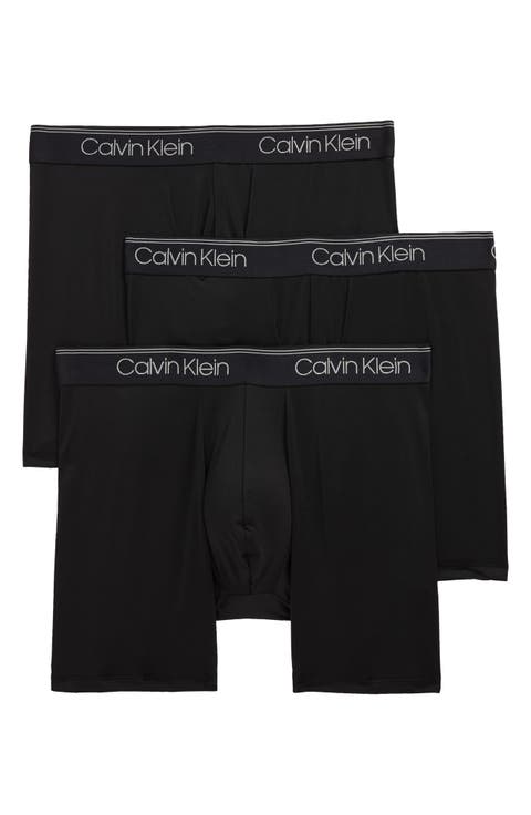 3-Pack Low Rise Microfiber Stretch Boxer Briefs