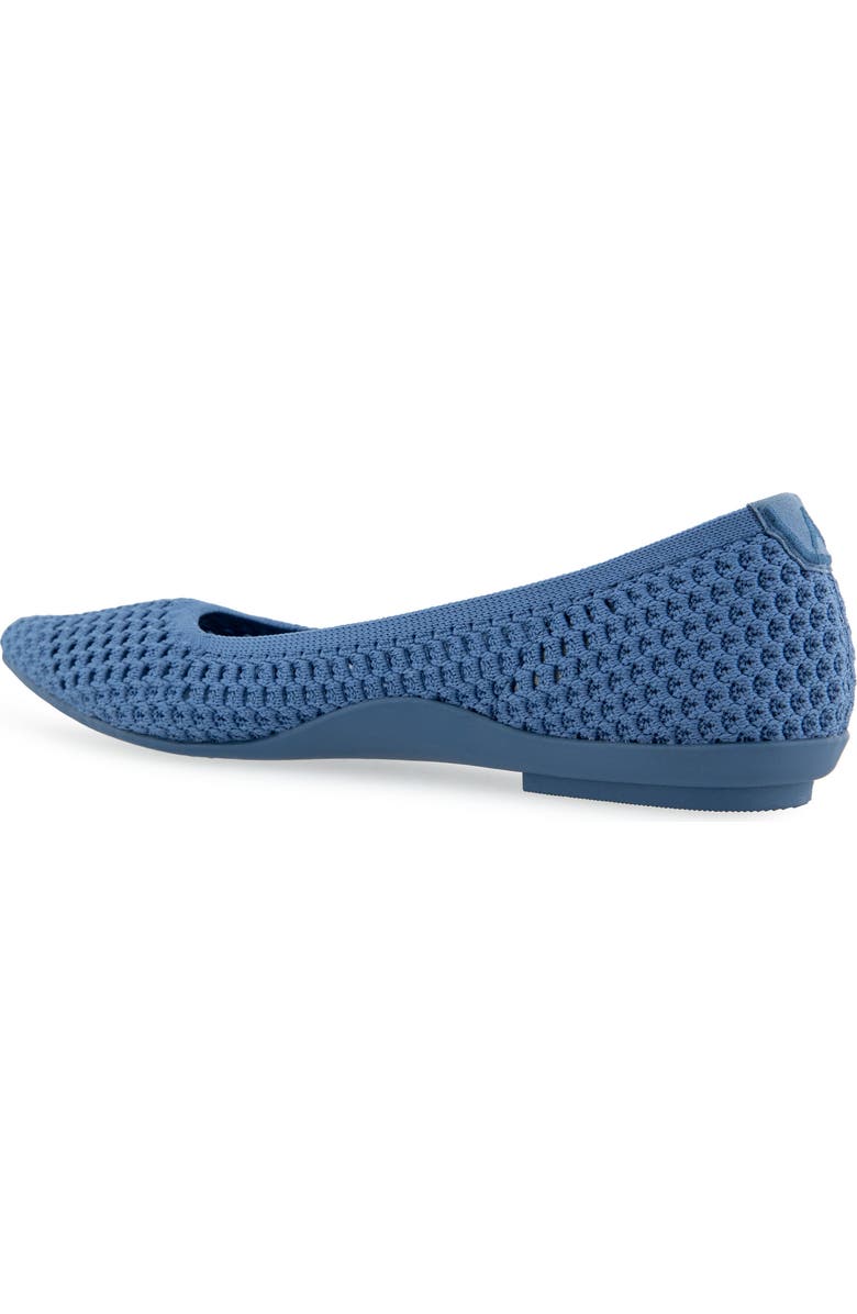 Aerosoles Danielle Knit Flat, Alternate, color, Blue Jean Knit Fabric