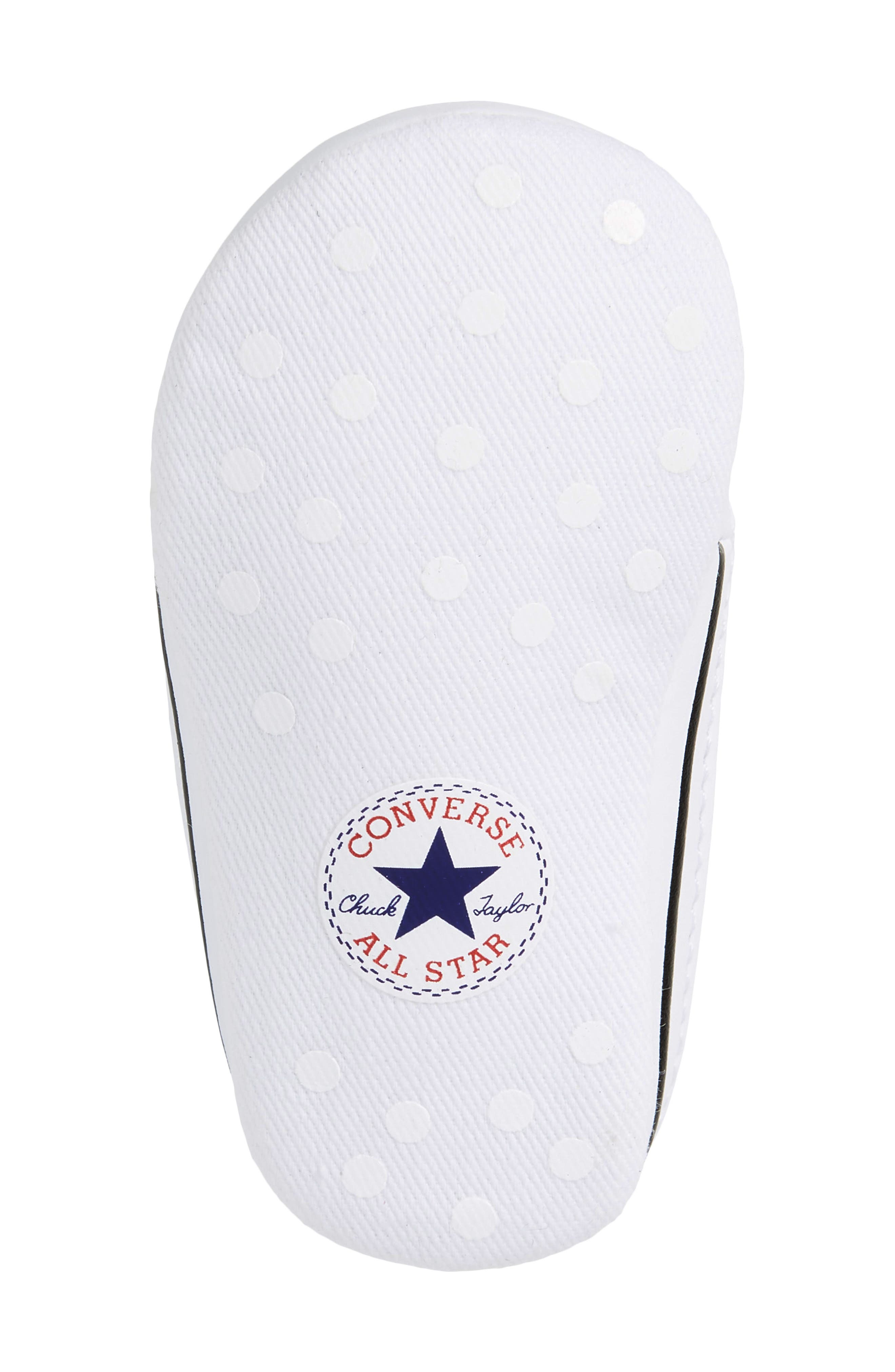 Converse Chuck Taylor<sup>®</sup> Crib Sneaker, Alternate, color, 