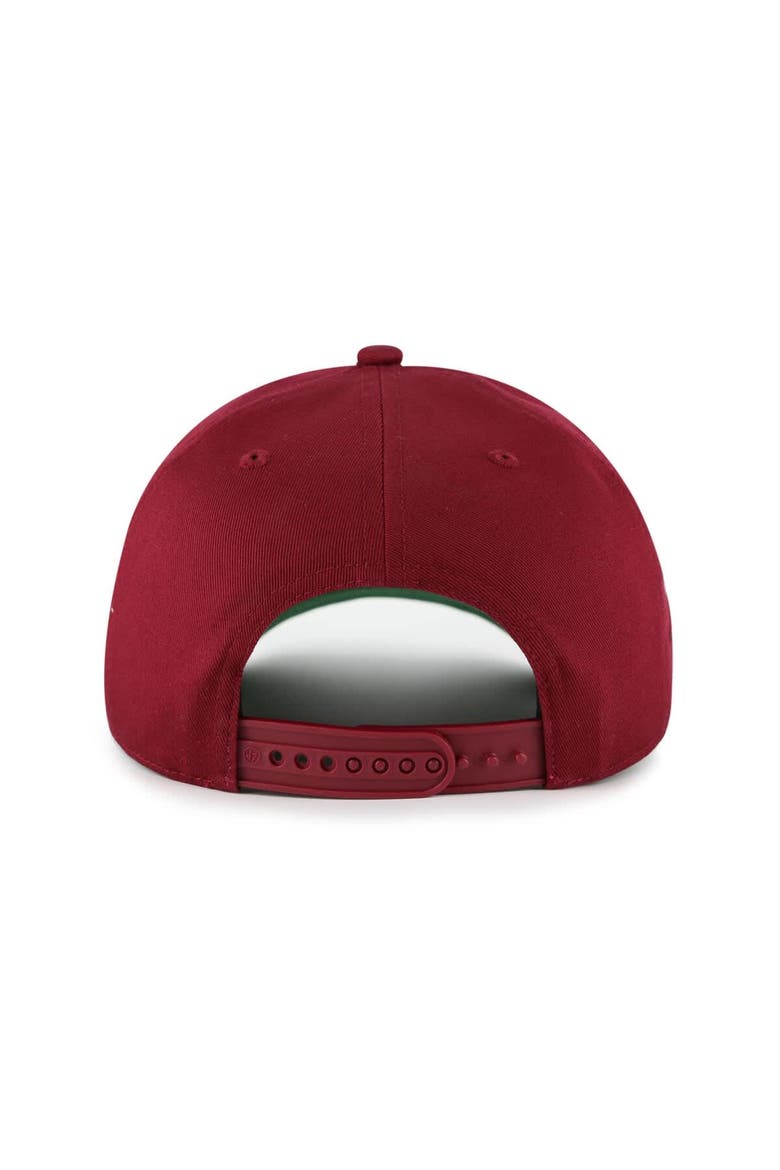 Youth '47 Cardinal Arkansas Razorbacks Byline Hitch Adjustable Hat, Alternate, color, Cardinal
