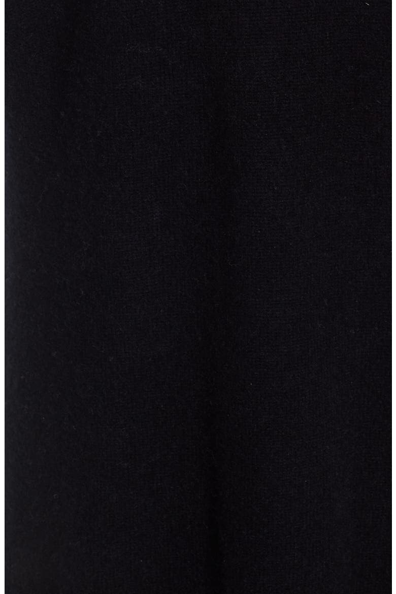 Waterfall Drape Front Cashmere Vest, Alternate, color, BLACK