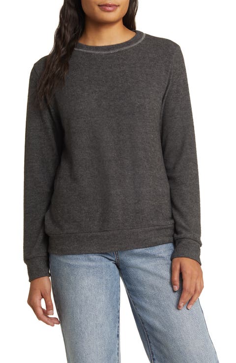 Crewneck Long Sleeve Top