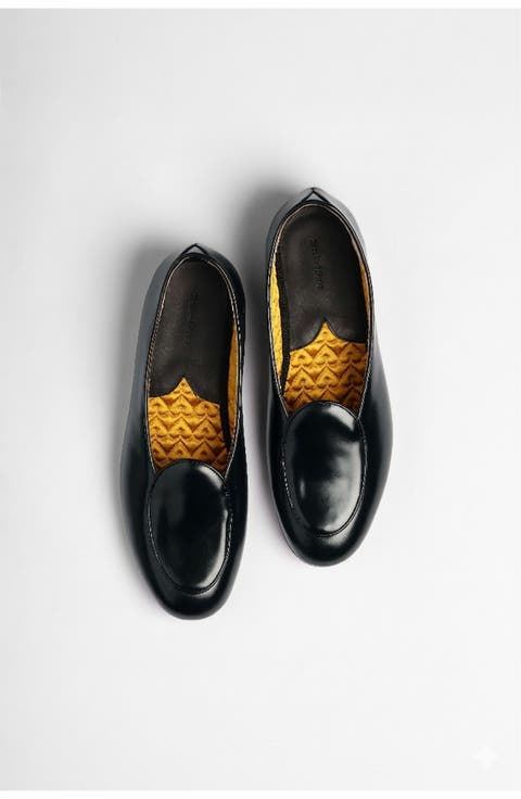 Smokedbone Hampton Abrasive Leather Slipper