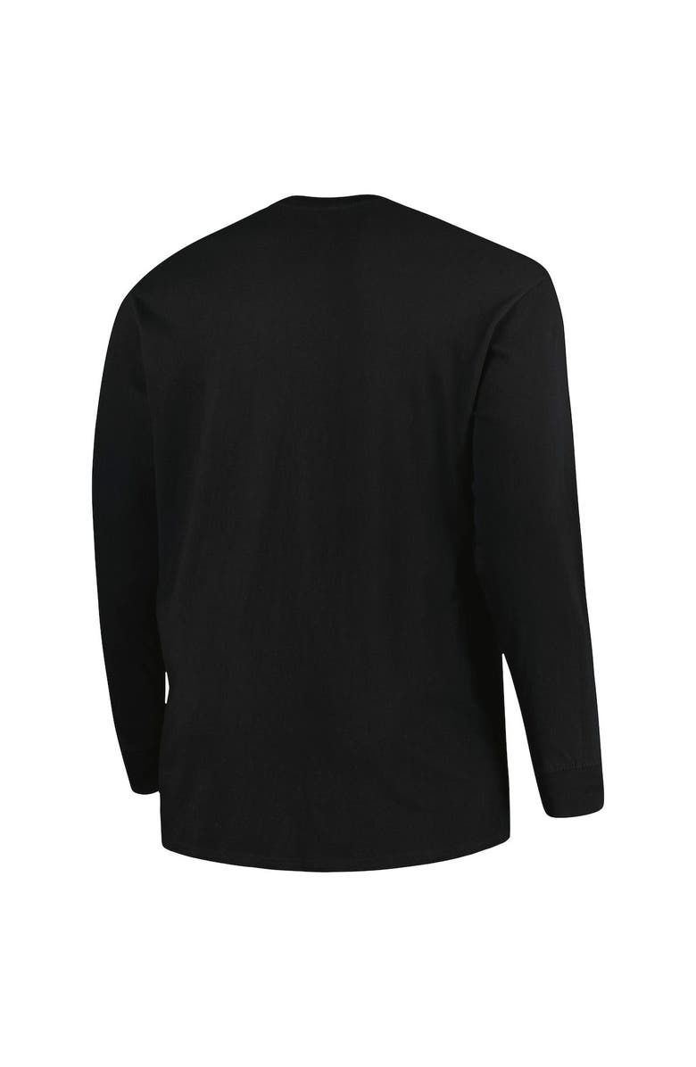 PROFILE Men's Black Ohio State Buckeyes Big & Tall "The" Long Sleeve T-Shirt, Alternate, color, 