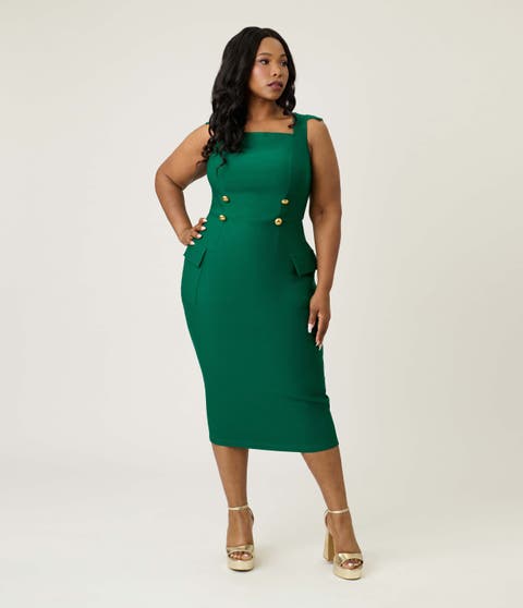 Plus Size Sensation Wiggle Dress