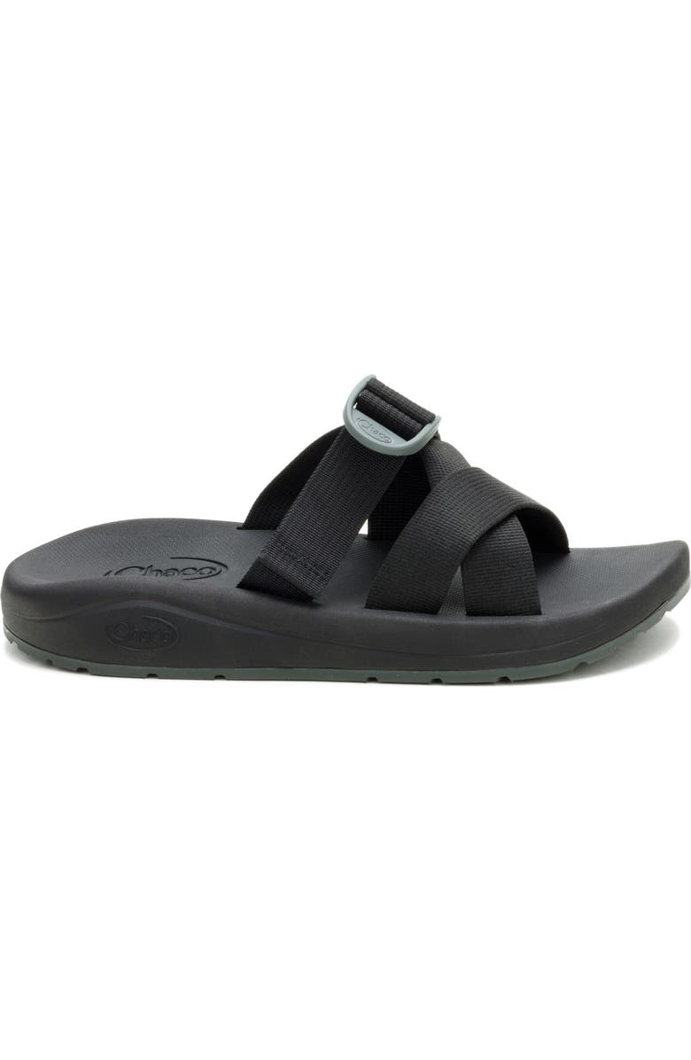 Chaco CushZ Slide Sandal, Alternate, color, Black